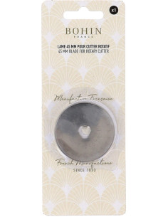 1 hoja de repuesto para cortador rotativo Bohin - 45 mm