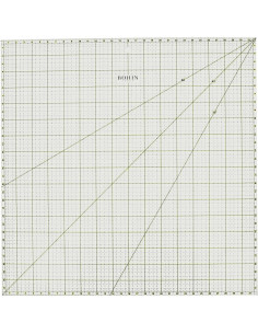 Regla patchwork cuadrada Bohin 32 x 32 cm