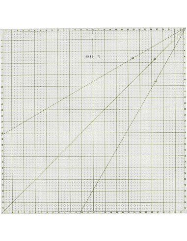 Regla patchwork cuadrada Bohin 32 x 32 cm