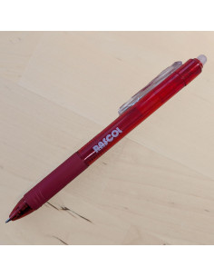 Bolígrafo borrable por calor premium Rascol - Rojo