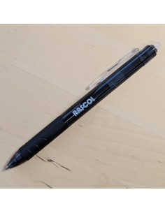 Bolígrafo borrable por calor premium Rascol - Negro