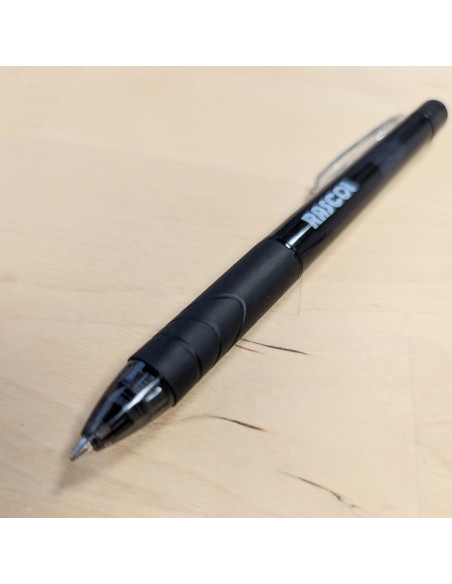 Bolígrafo borrable por calor premium Rascol - Negro