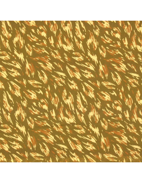 Tejido de viscosa fantasía - Monique verde y amarillo