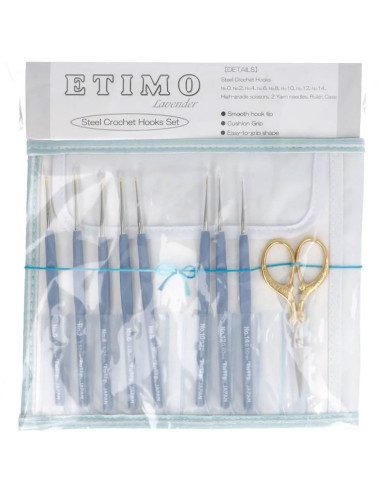 Juego de ganchillos Etimo Gold Lace Tulip