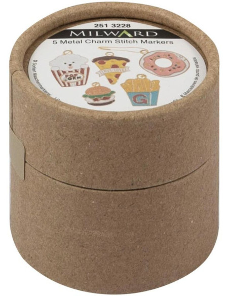 Conjunto de 5 marcadores de malla - Snacks