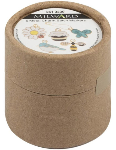 Conjunto de 5 marcadores de malla - Bee Happy