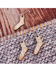 Juego de 10 marcadores de malla - Woolly Sock