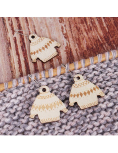 Juego de 10 marcadores de malla - Woolly Jumper