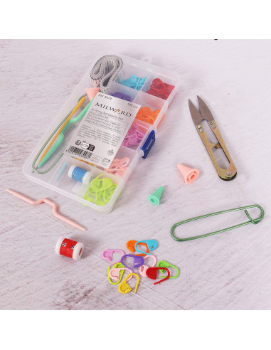 Conjunto de accesorios para tejer