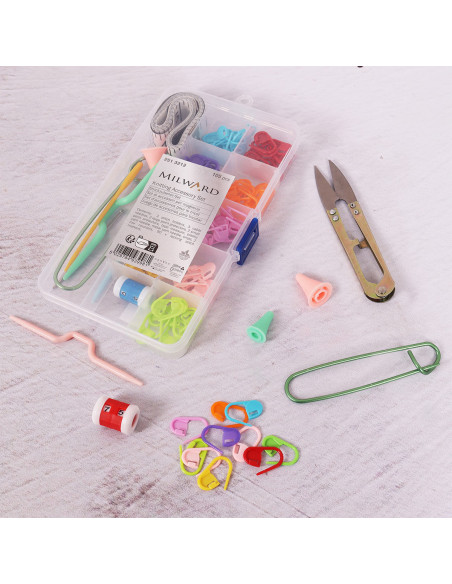 Conjunto de accesorios para tejer