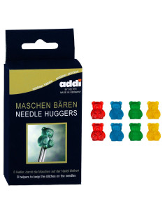 Juego de 8 tapones para agujas de tejer addi