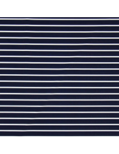 Tejido de lycra para traje de baño - Marinero azul y blanco 2