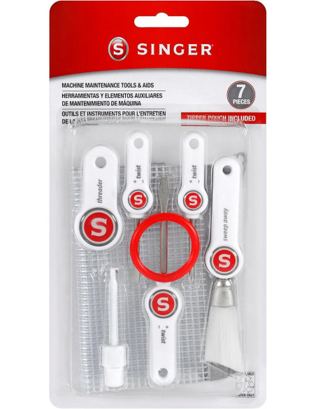 Juego completo de herramientas para el mantenimiento de la máquina de coser Singer