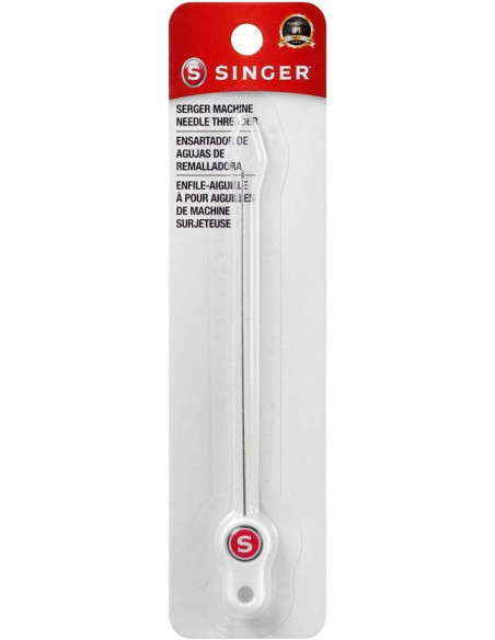 Enhebrador de agujas para overlock Singer