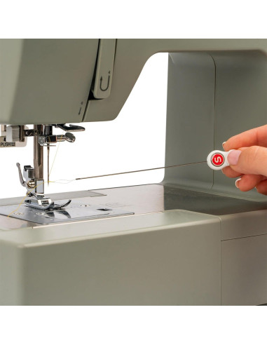 Enhebrador de agujas para overlock Singer