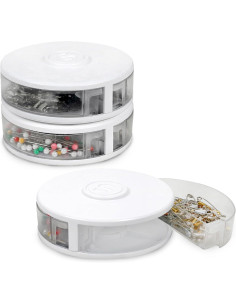 Caja de almacenamiento para pequeños artículos de costura Singer