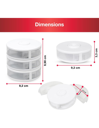 Caja de almacenamiento para pequeños artículos de costura Singer