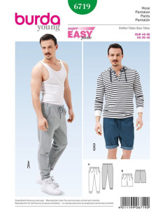 Patrón de pantalón - Burda 6719