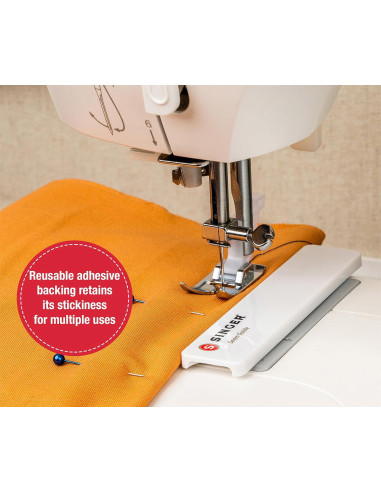 Guía adhesiva y regla para la costura en la máquina de coser Singer