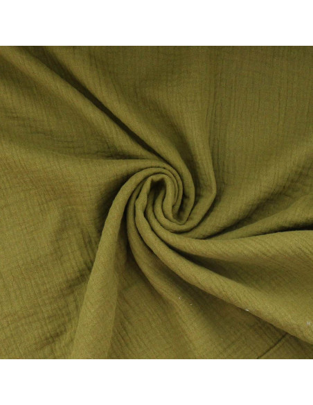 Tejido de doble gasa de algodón - Bronce