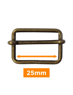 Hebilla deslizante - Bronce 25 mm