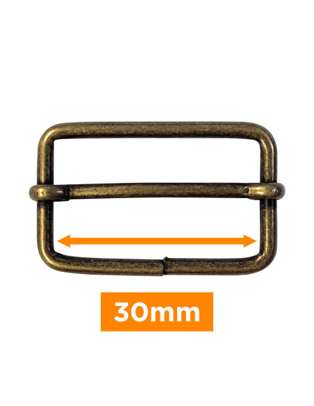 Hebilla deslizante - Bronce 30 mm