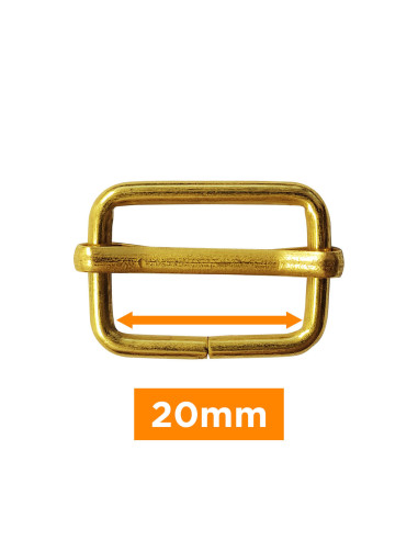 Hebilla deslizante - Oro 20 mm