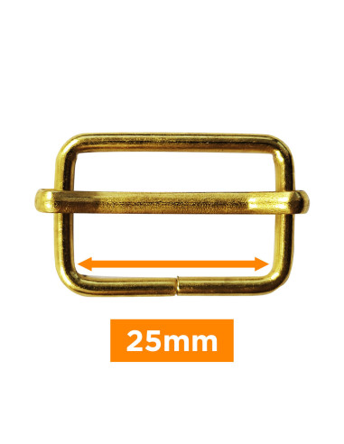 Hebilla deslizante - Oro 25 mm