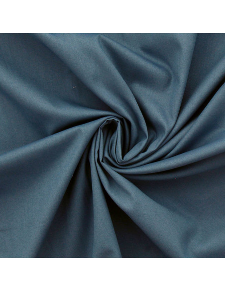 Tejido popelina de algodón - Gris azul