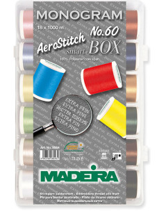 Maletín de hilos para bordar SmartBox Monogram AeroStitch Madeira