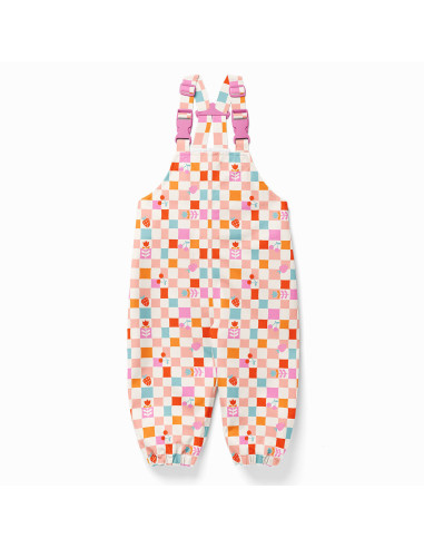 Tejido impermeable para chubasquero - Cirafine crudo y rosa