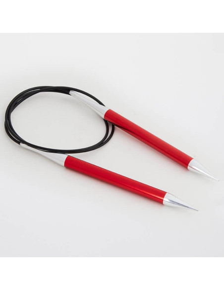 Agujas circulares KnitPro Zing con cable