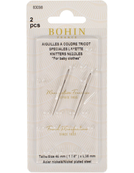 Agujas para lana especial layette Bohin