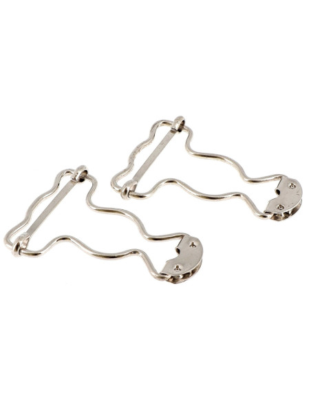 Hebillas especiales para peto 25 mm plata Bohin