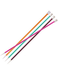 Agujas rectas KnitPro Zing