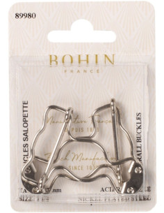 Hebillas especiales para peto 32 mm plata Bohin