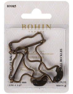 Hebillas especiales para peto 32 mm bronce Bohin