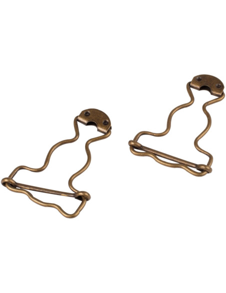 Hebillas especiales para peto 32 mm bronce Bohin