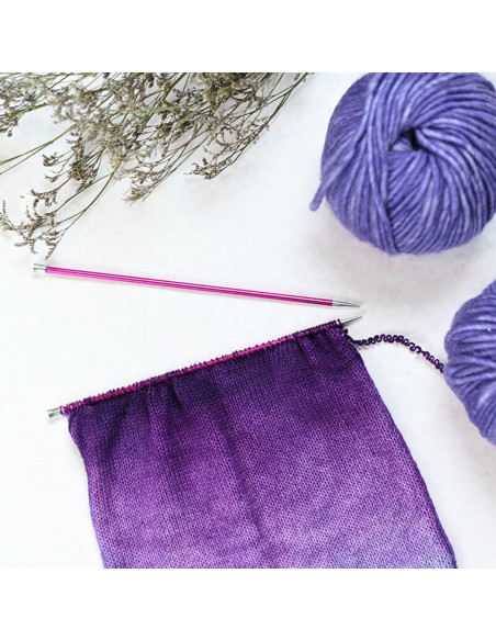 Agujas rectas KnitPro Zing