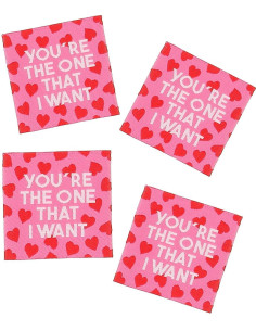 Conjunto de 4 etiquetas para coser - Eres el que quiero