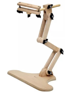 Soporte ajustable de mesa con múltiples ajustes para tambor de bordado