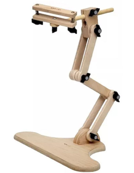 Soporte ajustable de mesa con múltiples ajustes para tambor de bordado