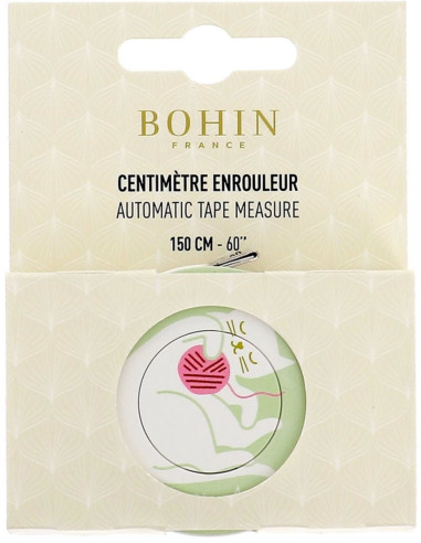 Cinta métrica retráctil 150 cm Gato ovillo Bohin
