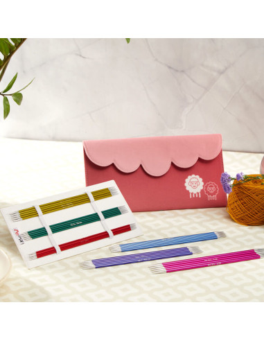 Estuche de agujas de doble punta KnitPro Zing