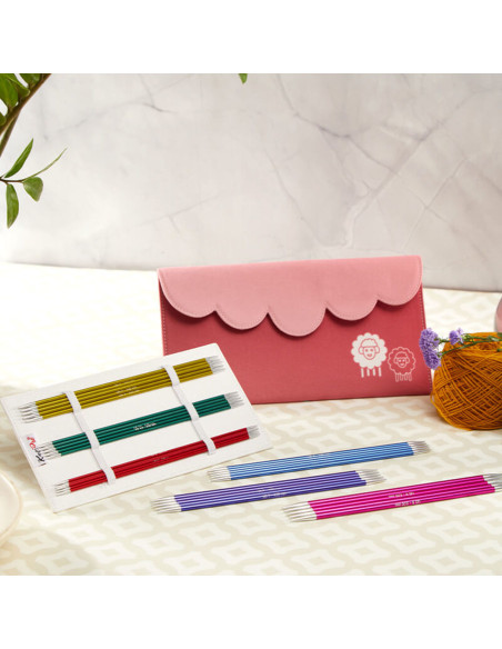 Estuche de agujas de doble punta KnitPro Zing