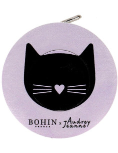 Cinta métrica retráctil 150 cm Gato negro Bohin
