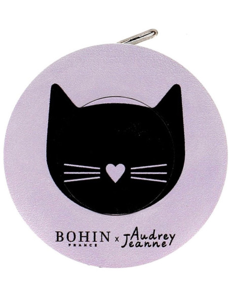 Cinta métrica retráctil 150 cm Gato negro Bohin