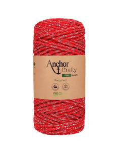 Algodón macramé reciclado Crafty Fine Metálico Anchor