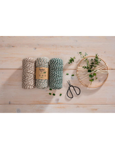 Algodón macramé reciclado Crafty Fine Multico Anchor