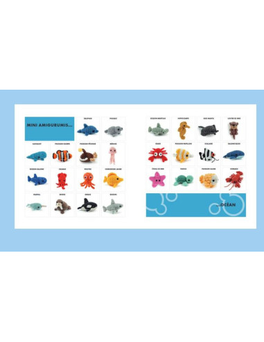 Libro mini amigurumis - Animales marinos
